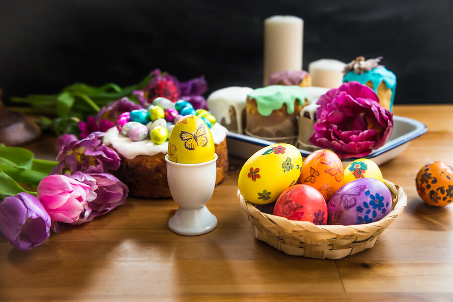 Jajka wielkanocne dekoracje