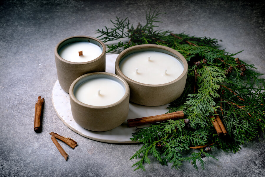 Świece sojowe na Wielkanoc