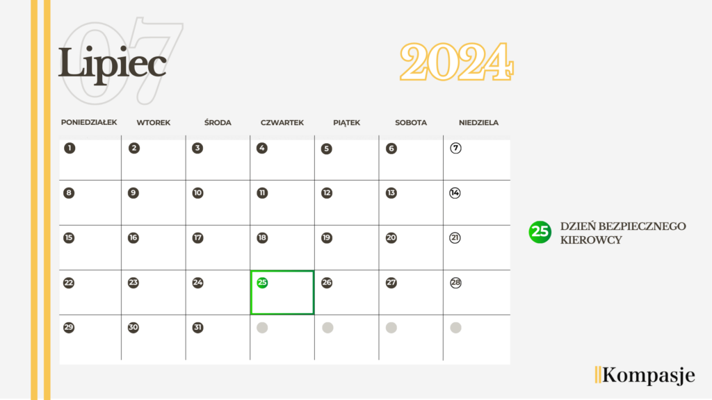 Kalendarz lipiec 2024