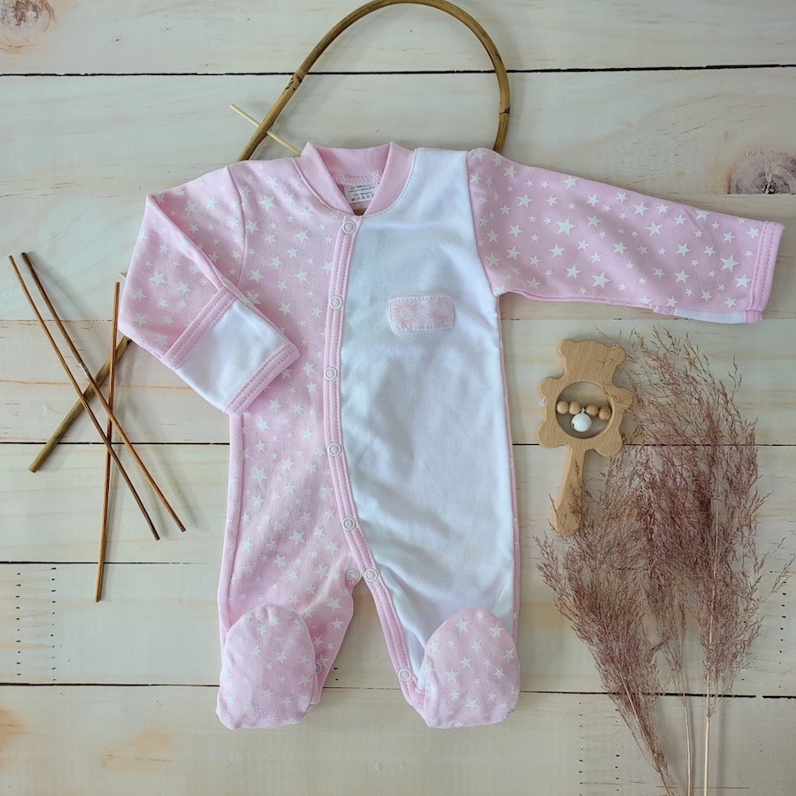 Ubranko bawełniane dla niemowlaka, pajacyk