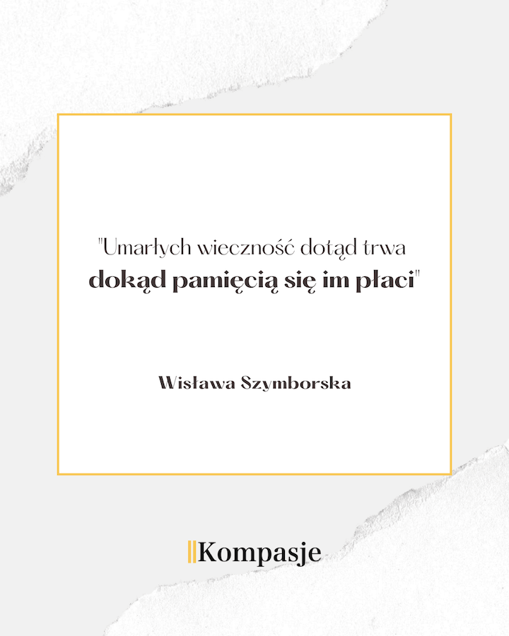 Sentencja Wisława Szymborska
