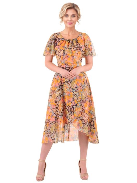 Zwiewna sukienka, kwieciste wzory