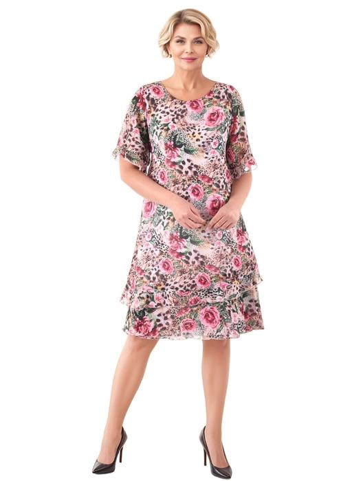 Sukienka, printy, florystyczne wzory